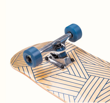 Retrospec Alameda Skateboard - Woven Navy 8in