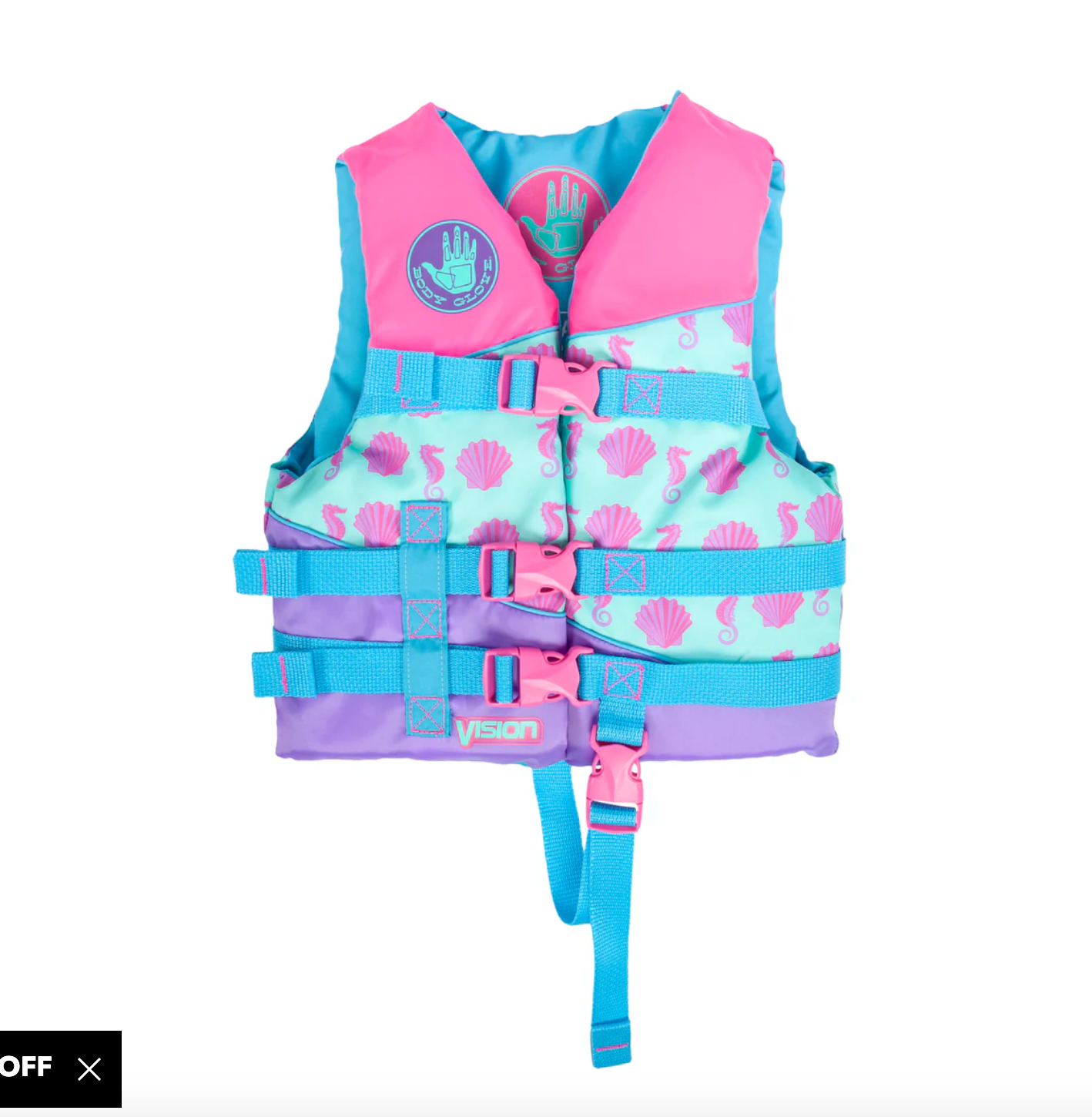 Body Glove Child Life Vest - Pink/Purple