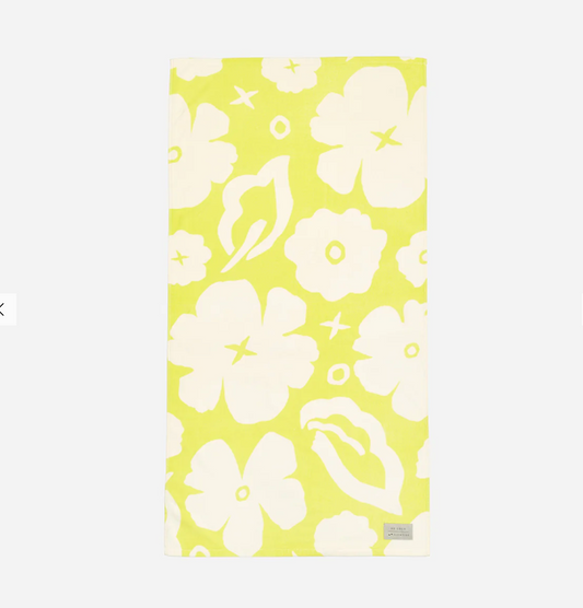Slowtide XOXO Citron Beach Towel