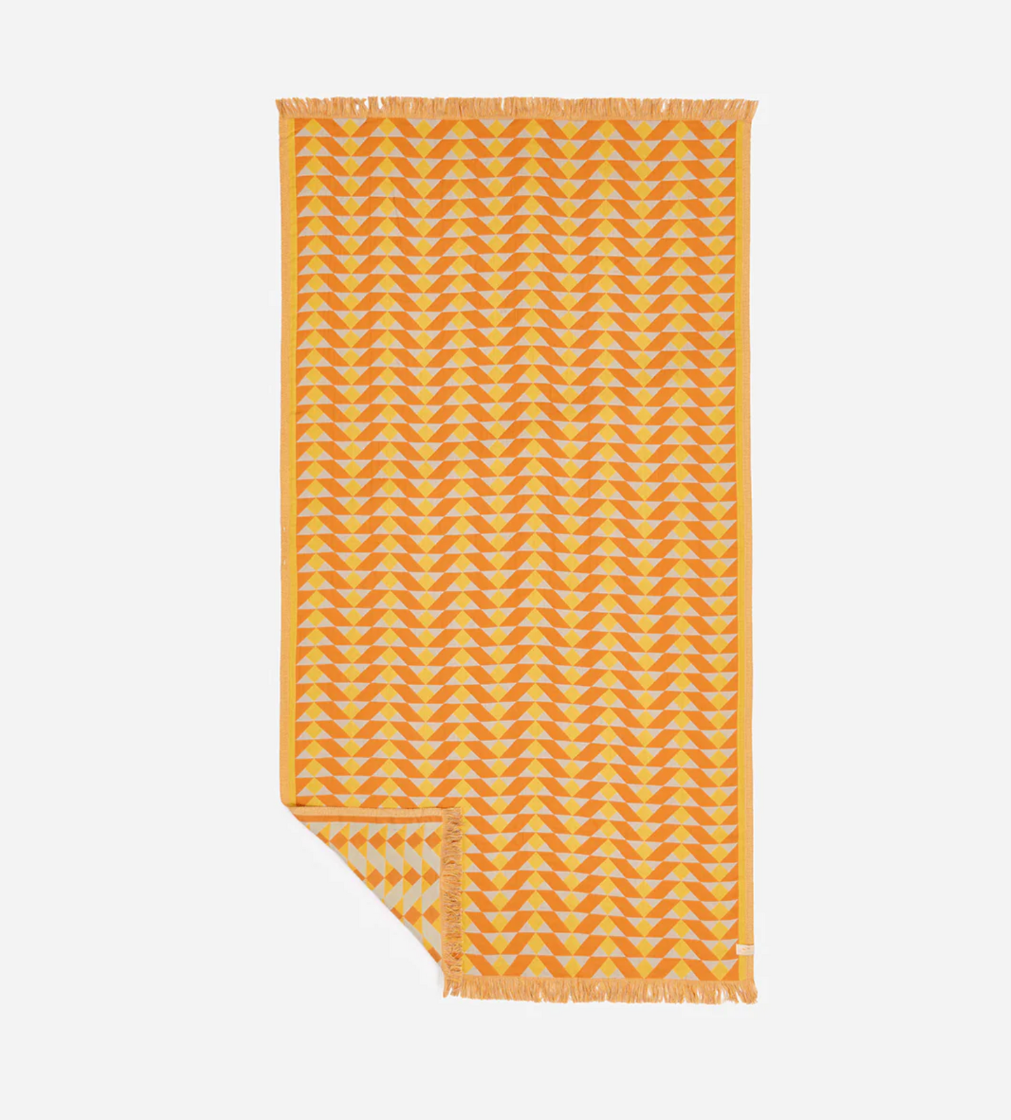 Slowtide Daydream Driftweave Turkish Towel Curry