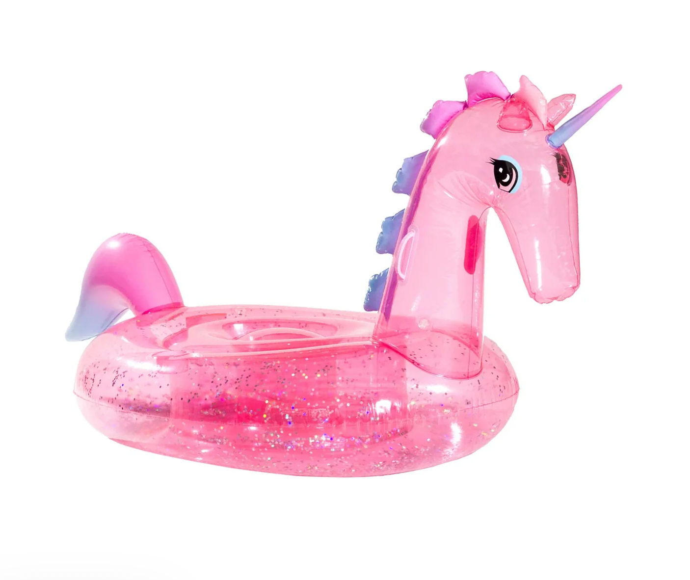 Funboy Unicorn Float - Clear Pink Glitter