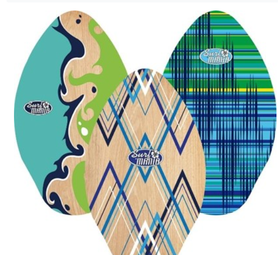Surf Mania Wood Skim Board - 30"