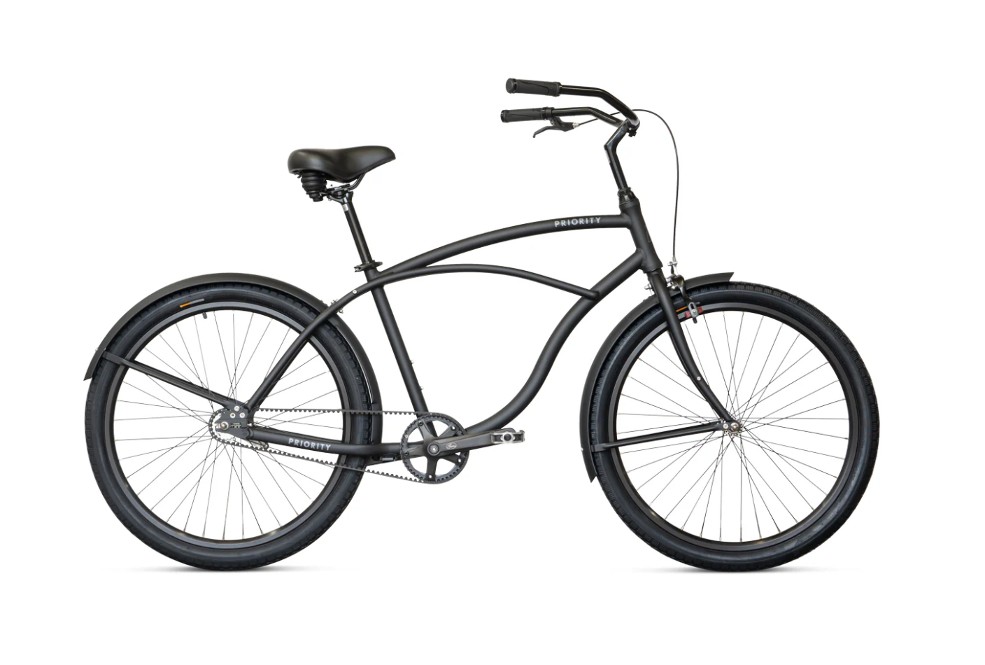 Priority Coast Bike - Diamond - 1 Speed Matte Charcoal