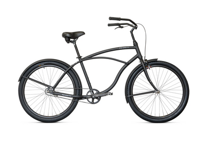 Priority Coast Bike - Diamond - 1 Speed Matte Charcoal