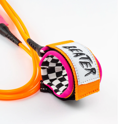 Catchsurf Beater 8ft Leash - Orange/Pink