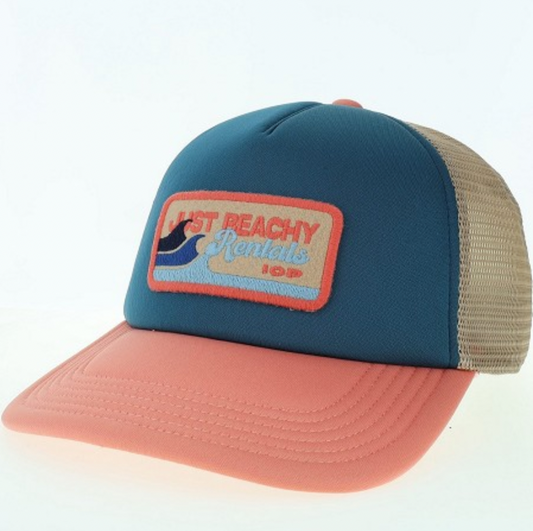 Just Beachy Marine/Salmon Trucker Hat