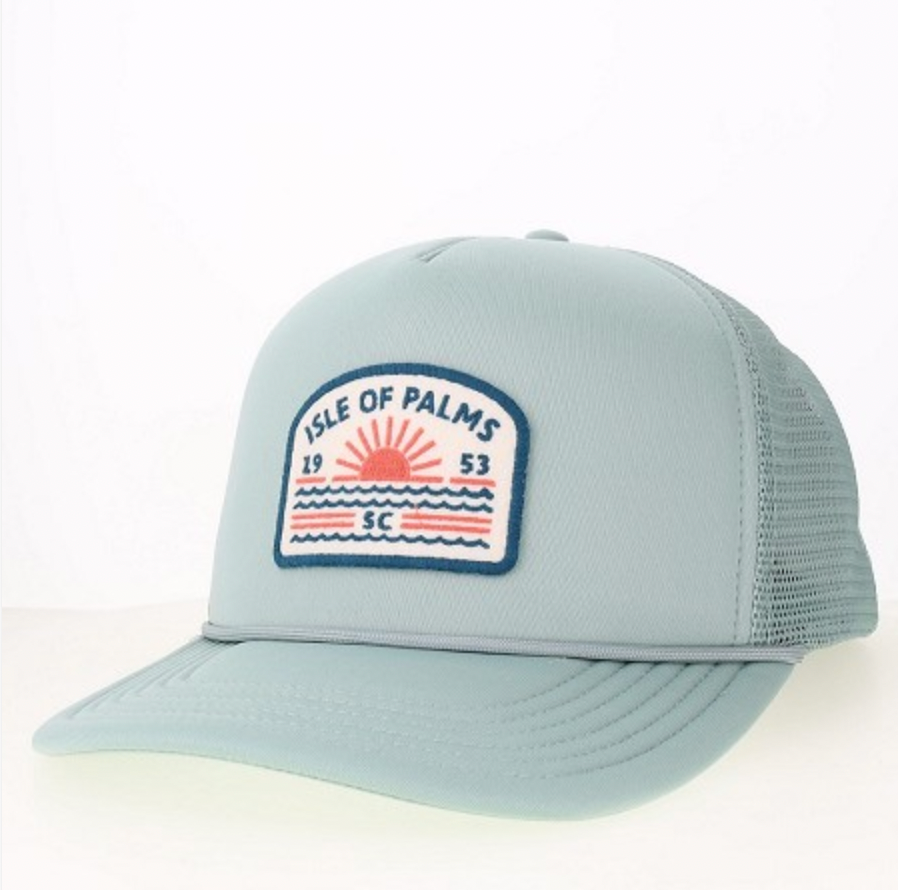 Isle Of Palms Wake Trucker Hat - Seafoam