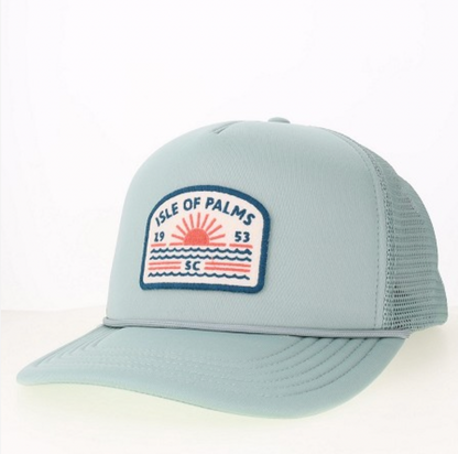 Isle Of Palms Wake Trucker Hat - Seafoam