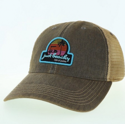 Just Beachy Trucker Hat - Gray
