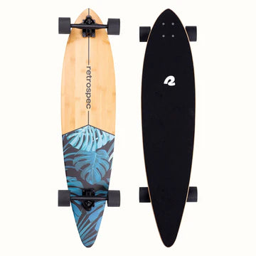 Zed Pintail 41 inch Longboard Retrospec Dark Tropics