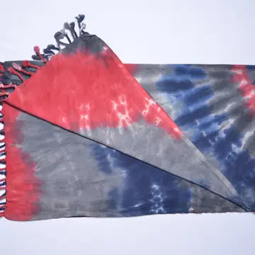 Spiral Cotton Turkish Towel | Beach Towel - Color: Patriotic Spiral