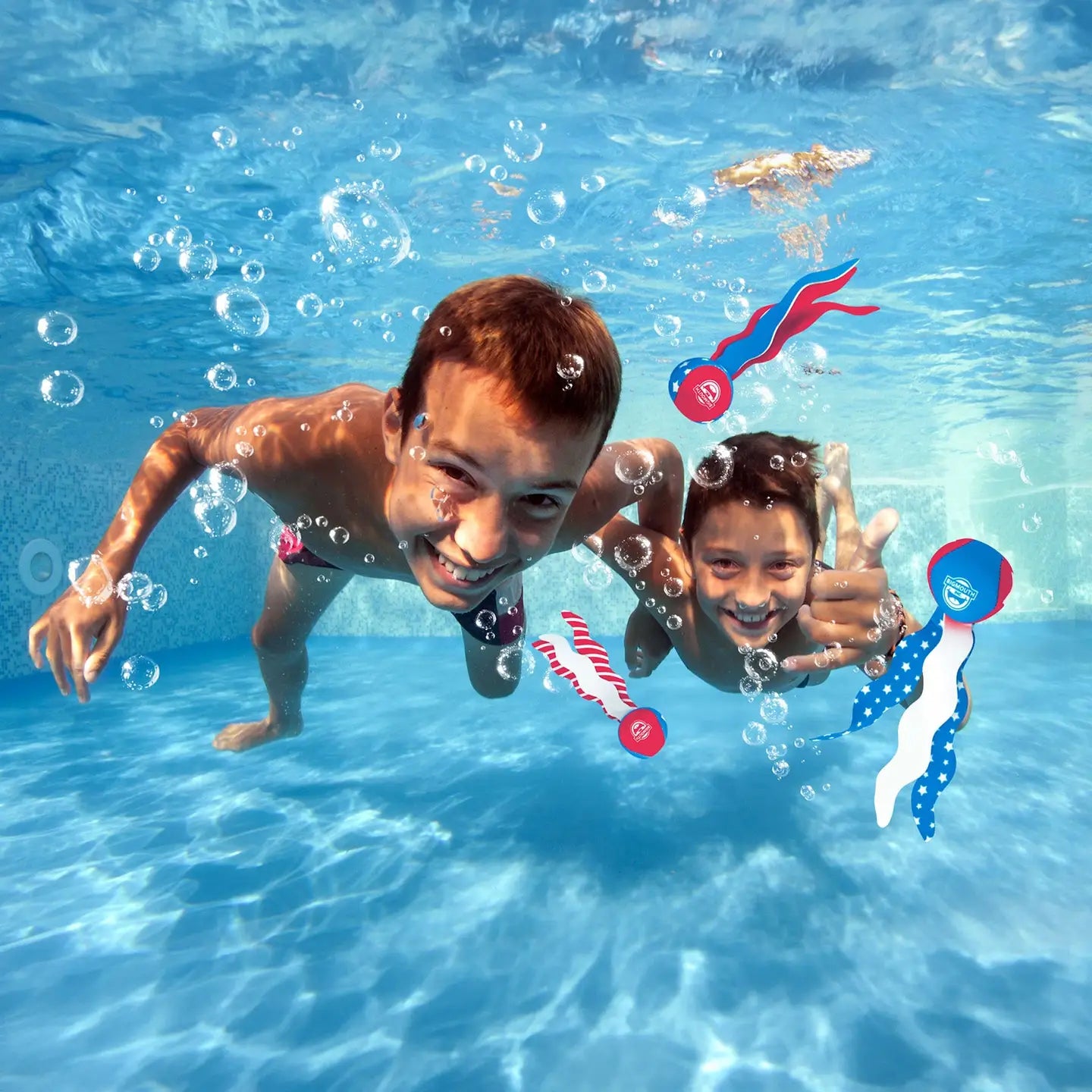 Patriotic Dive Toys - Star-Spangled Splash Set (Set of 3)