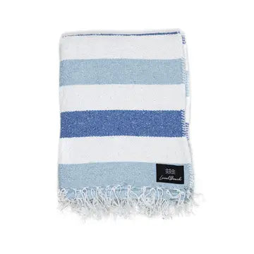 Local Beach Baja Blanket - Blue/Cobalt/White
