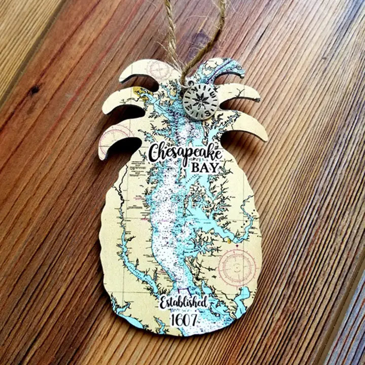 Map Mom Ornament