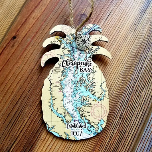 Map Mom Ornament