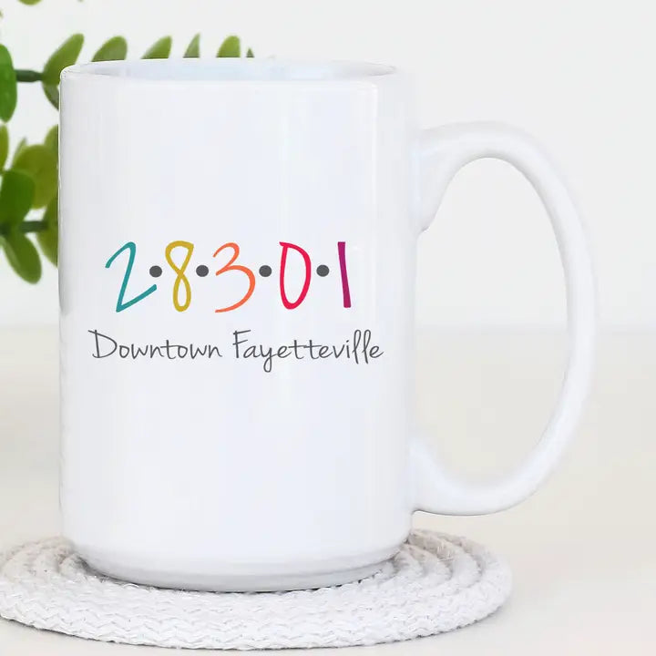 Zip Code Dots - Mug 15oz