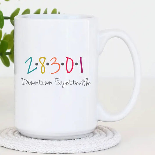 Zip Code Dots - Mug 15oz