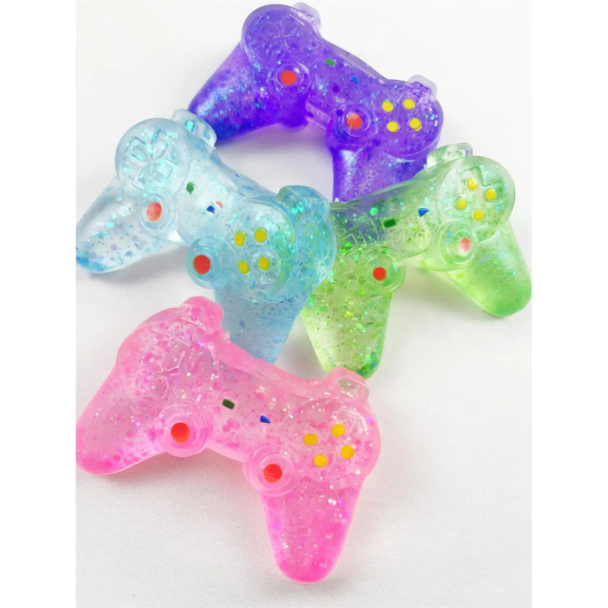 Glitter Game Controller Squishy - Colors May Vary