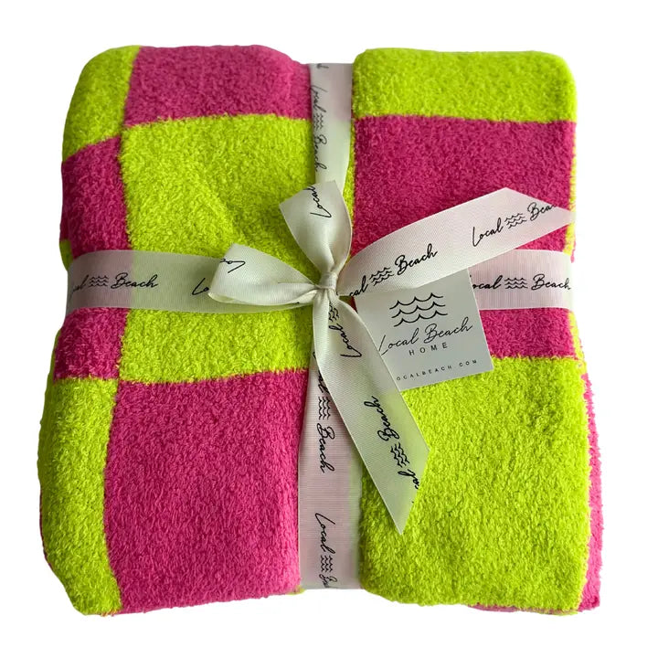 Checker Luxe Home Blanket