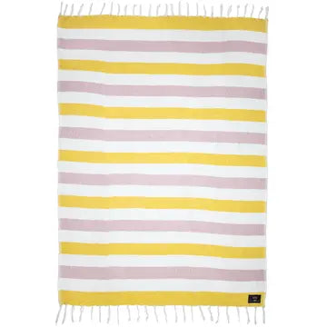 Local Beach Baja Blanket - Gold/Pink/White