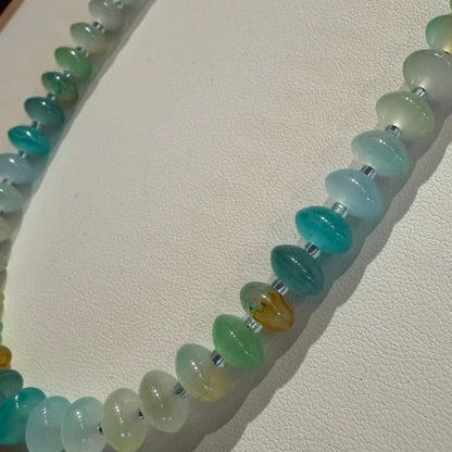Handmade Beaded Necklace - COLORS MAY VARY