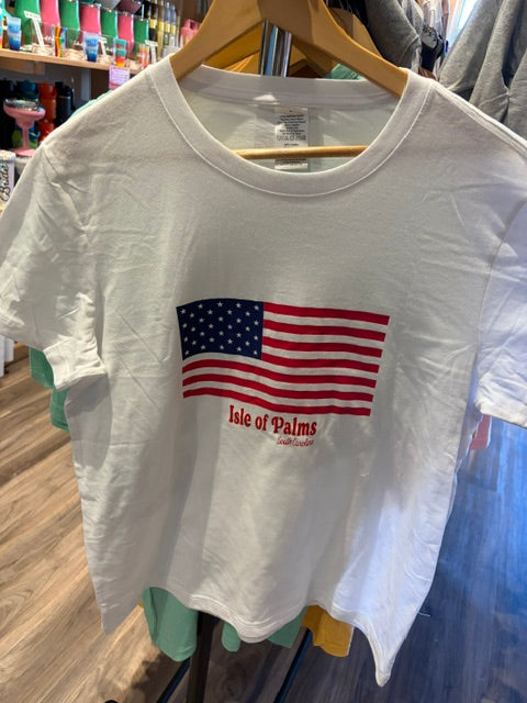 American Flag Isle of Palms T-shirt