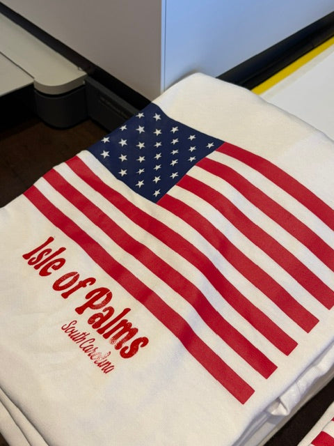 American Flag Isle of Palms T-shirt