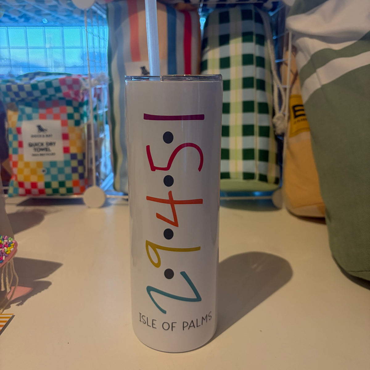 Zip Code Dots - Thermal Bottle Isle of Palms 29451