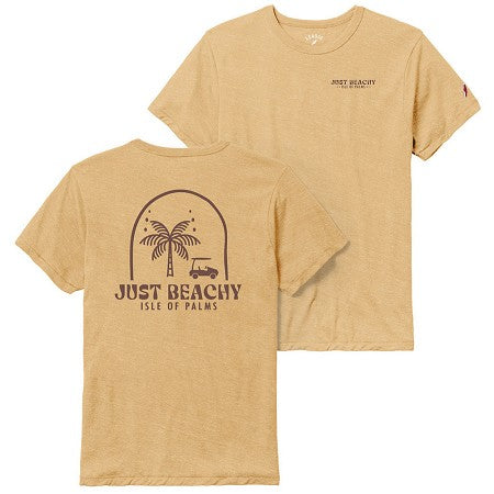 Just Beachy Palms T-Shirt Yellow