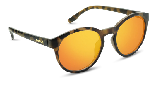 Nectar Penn - Brown Tortoise Frame - Orange Lens