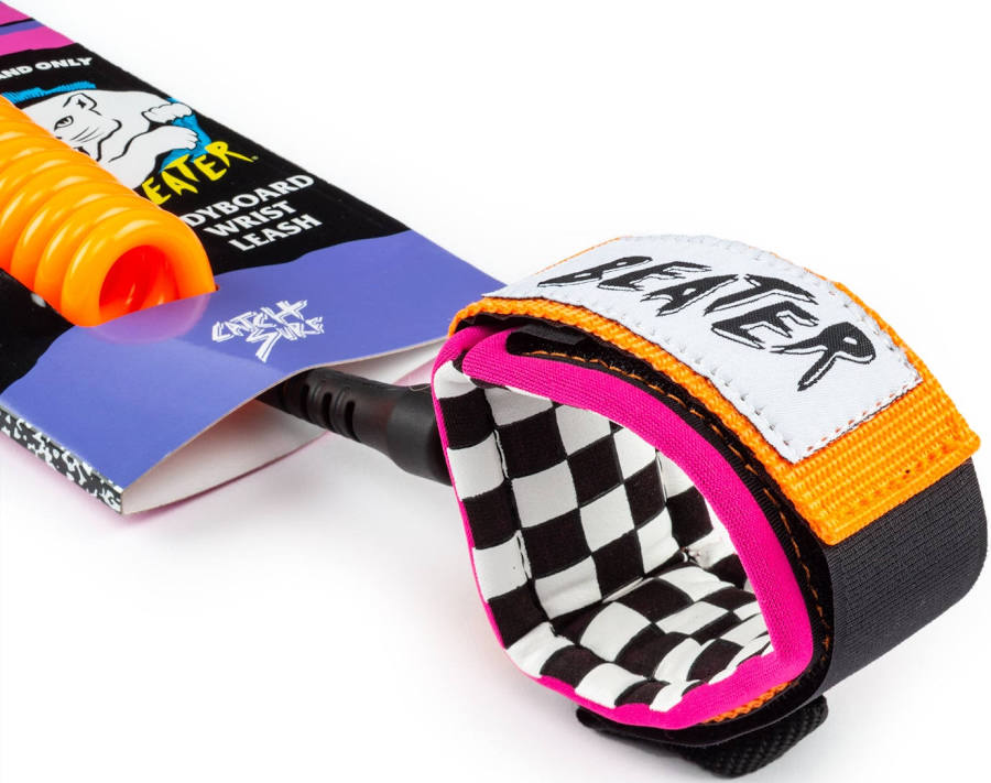 Catchsurf Beater Bodyboard Leash - Orange/Pink