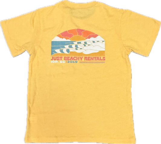 Just Beachy Kids Yellow T-Shirt