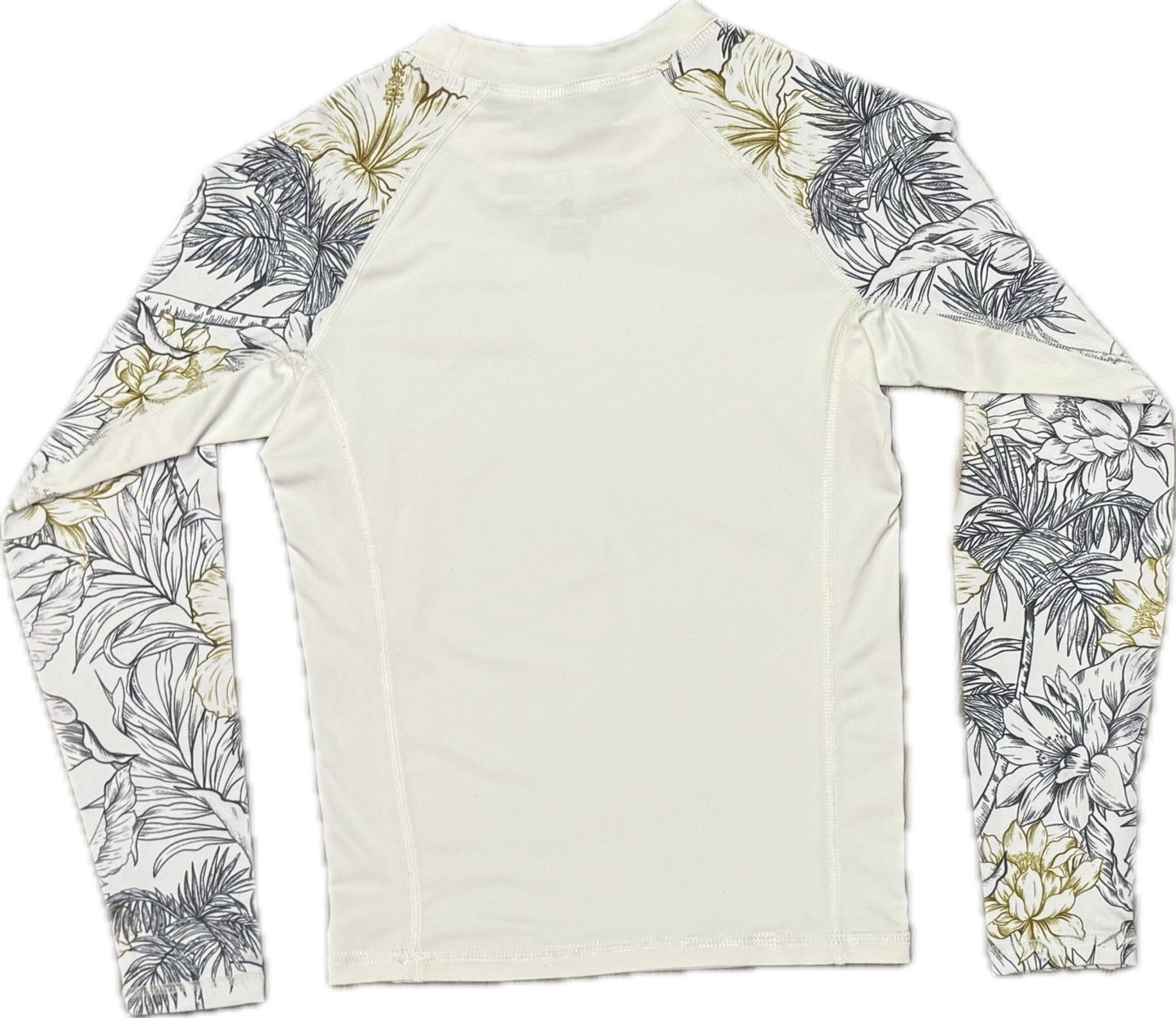 Girls Rash Guard White