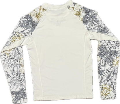Girls Rash Guard White