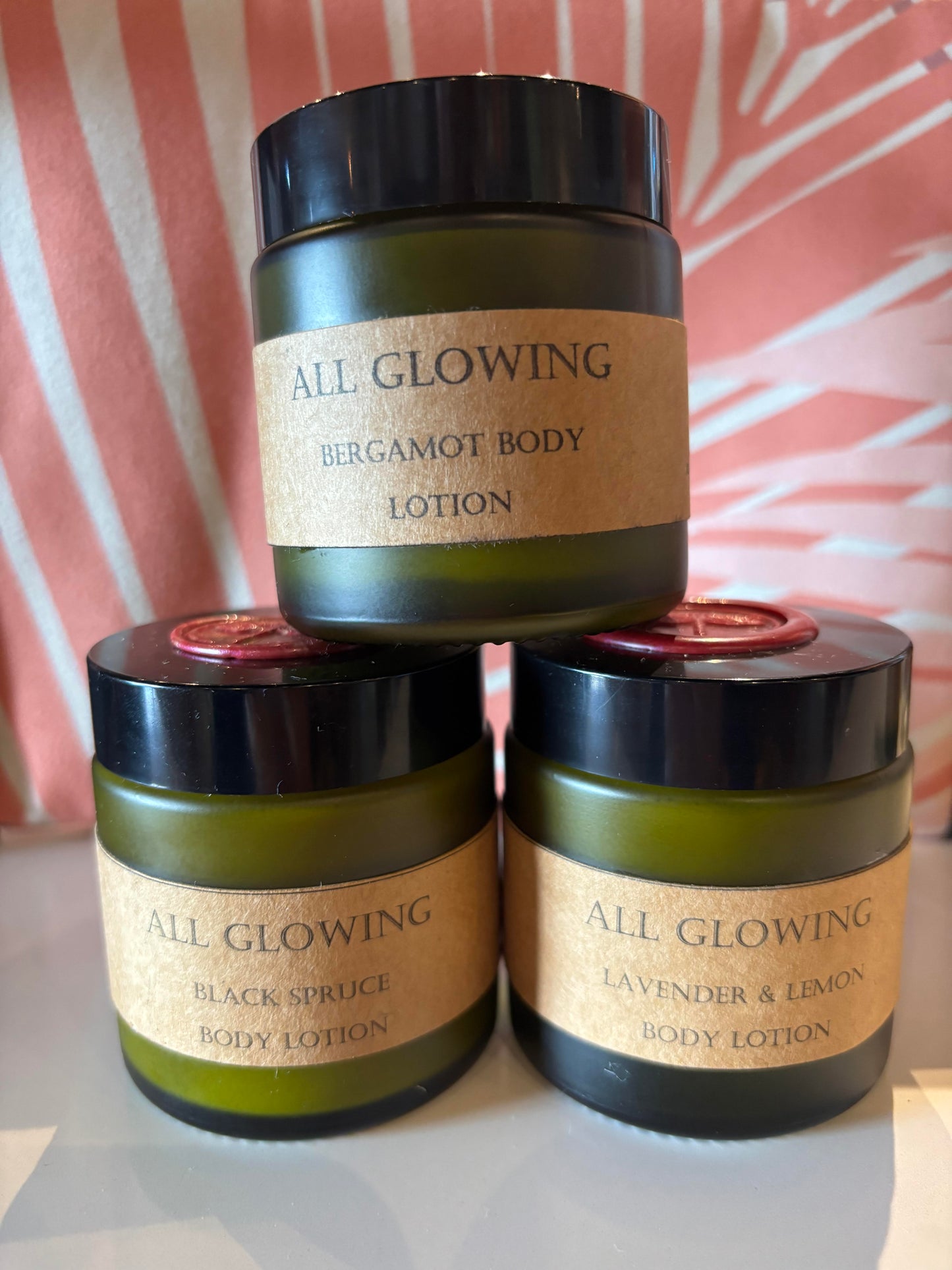 1 All Glowing Body Lotion 4 oz Jar
