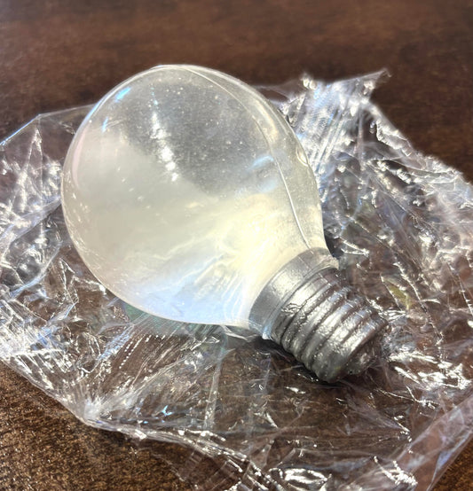 Light bulb glow in the dark squishy for ages 7+