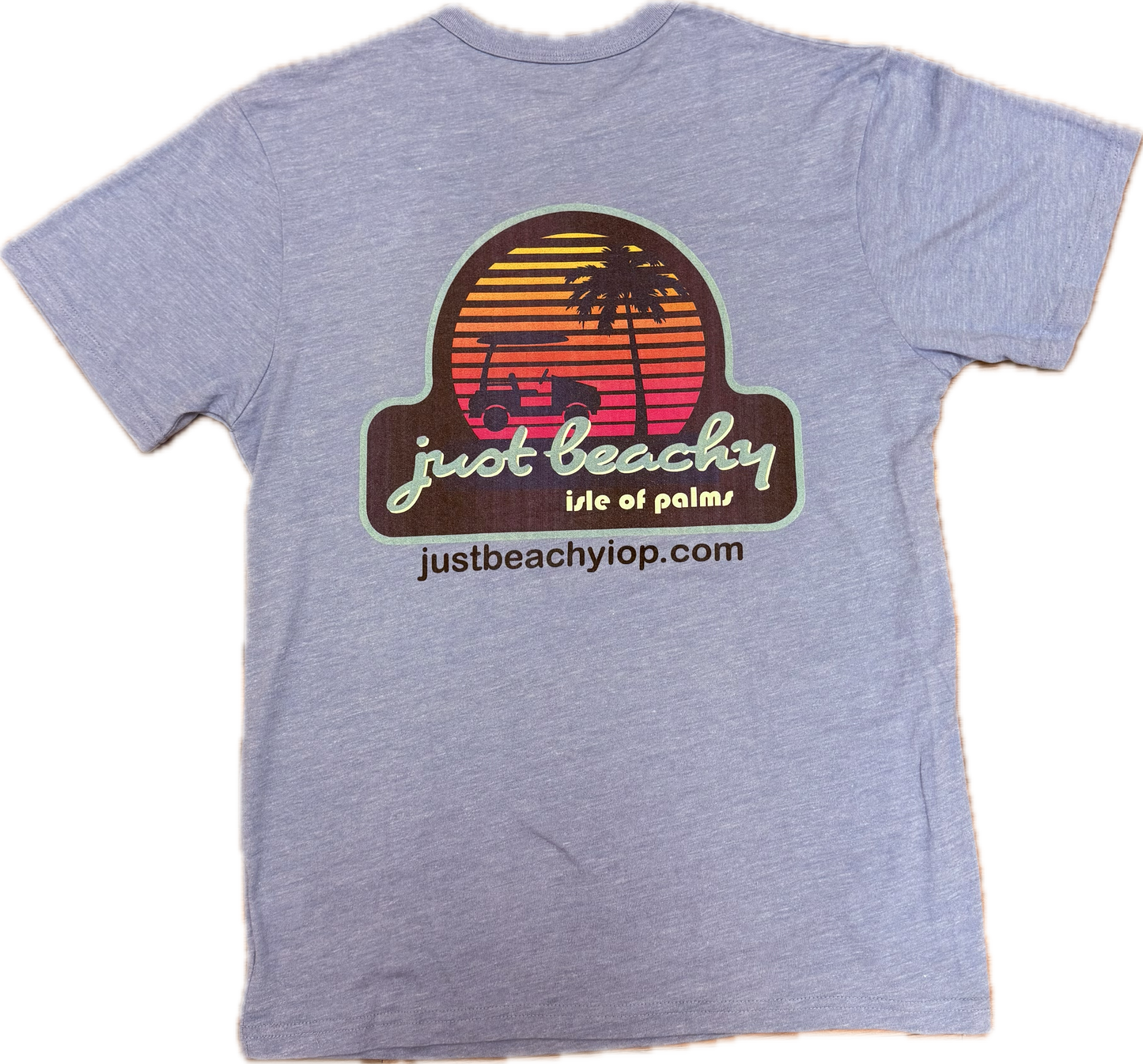 Just Beachy Logo Blue T-Shirt