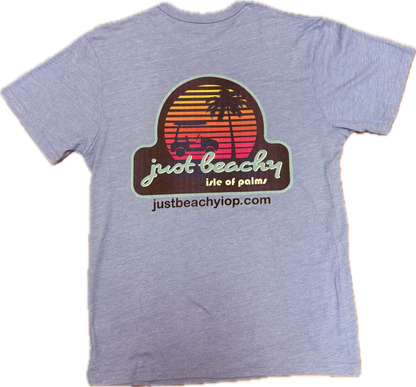 Just Beachy Logo Blue T-Shirt