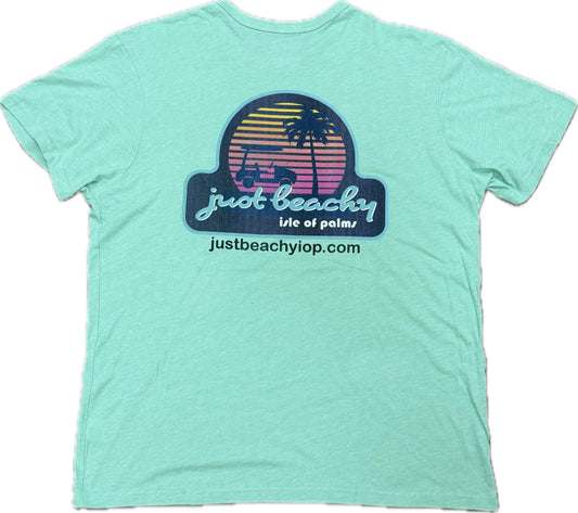 Just Beachy Logo Mint T-Shirt