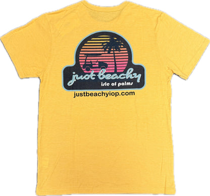 Just Beachy Logo Yellow T-Shirt