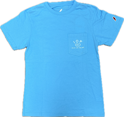 Just Beachy Pocket T-Shirt - Baja Blue
