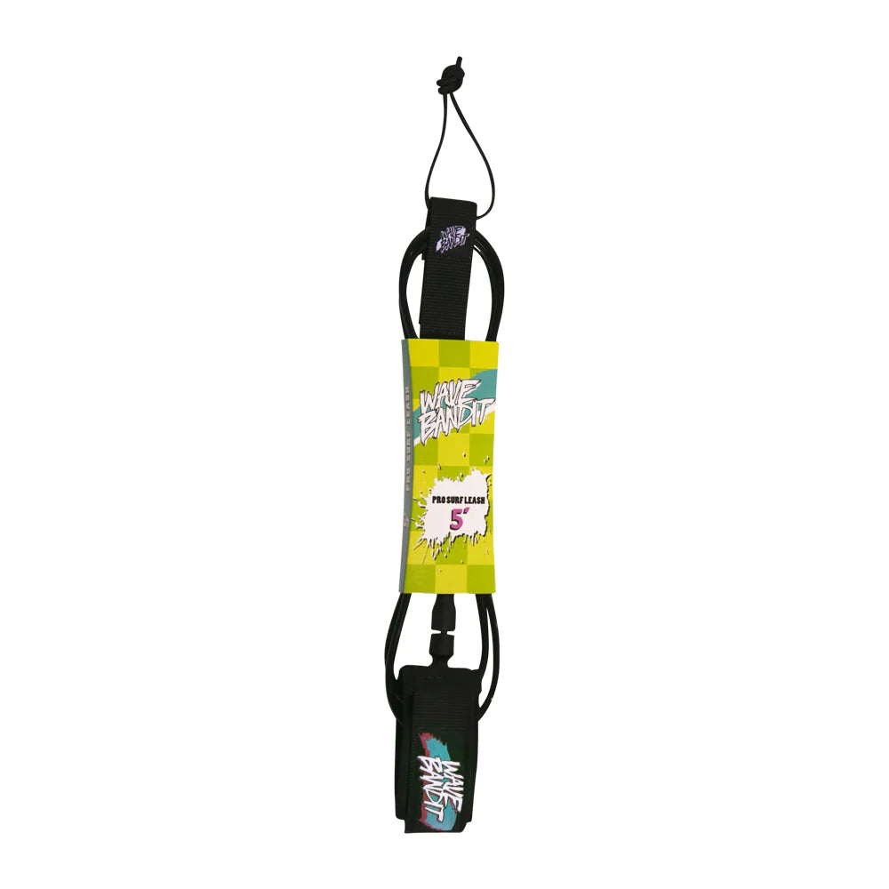 Wave Bandit 5'  Leash Black
